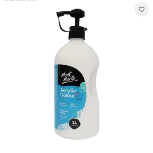 Acrylic Paint 1L Bottle – Titanium White