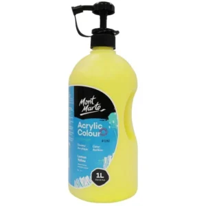 Acrylic Paint 1L Bottle – Lemon Yellow