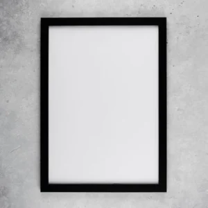 Black A2 Picture Frame with Glass – 42 × 60 cm Photo & Poster Display Frame