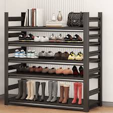 5 Layer Metallic Shoe Rack