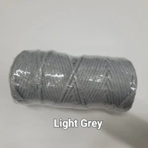 Macrame Rope 5mm- Light Grey