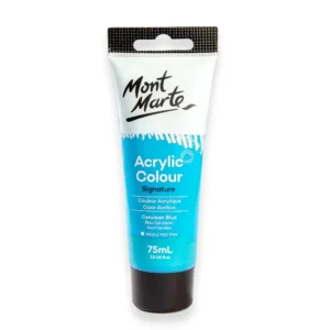 Signature Cerulean Blue Acrylic Paint 75ml