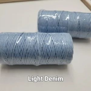 Macrame Rope 3mm*100m-Light Denim