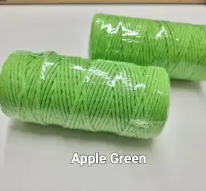Macrame Rope 3mm*100m-Apple Green