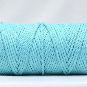 Macrame Rope 3mm*100m-Aqua Blue