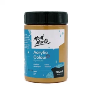 Acrylic Colour Paint Signature 300ml – Gold