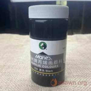 Marie’s Acrylic Paint 300ml Ivory Black