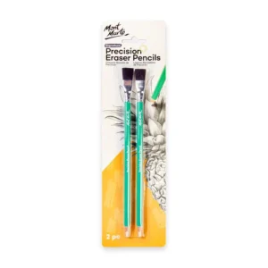 Precision Eraser with Brush 2pc