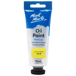 Mont Marte Premium Oil Paint 75ml – Lemon Yellow