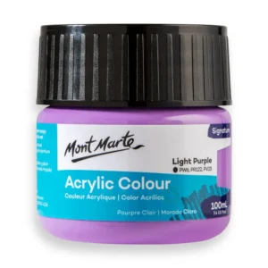 Signature Acrylic Paint Light Purple 100ml.