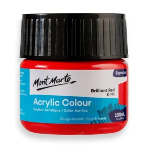 Signature Brilliant Red Acrylic Paint 100ml