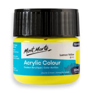 Acrylic Colour Paint Signature 100ml – Lemon Yellow