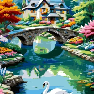 Swanbridge Paint by Numbers Kit 40 × 60 cm