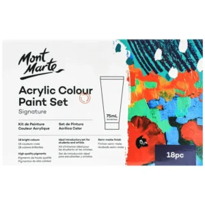 Mont Marte Acrylic Paint Set 18pcs X 75mls