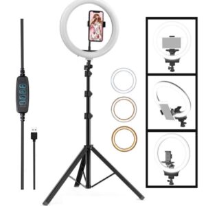 Professional LED Ring Light with Mobile Holder and Tripod Stand