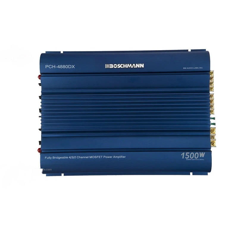 Boschmann PCH-4880DX Bridgeable Car Amplifier 1500w