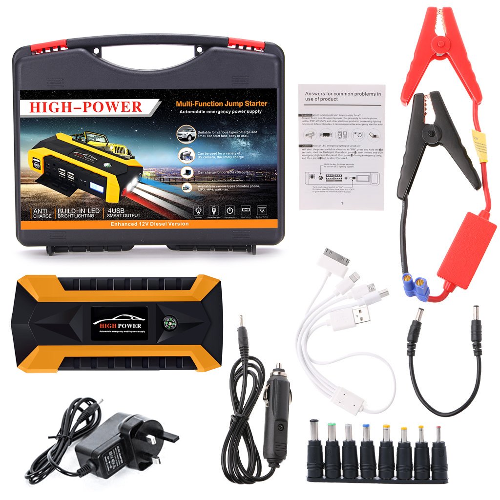 Car Jump Starter with Air Compressor