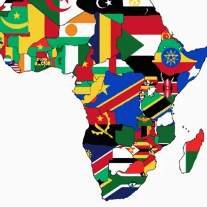 African Map Paint by Numbers Kit – 20 x 30 cm